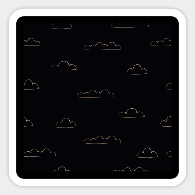 Cloud Pattern Sticker by Countryside